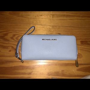 MK baby blue wristlet!